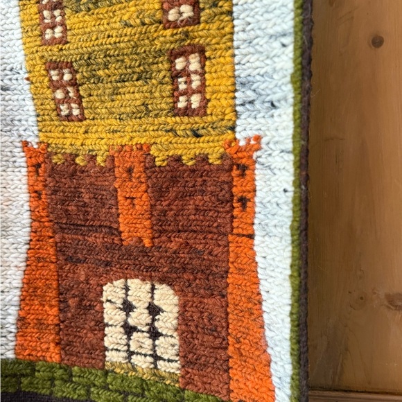 Vintage hand woven wall hanging - Picture 5 of 10